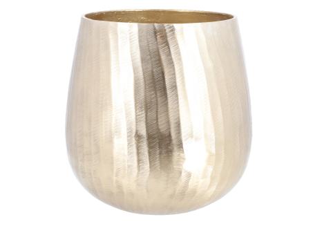 Topf Alu geschliffen gebürstet D33 H34cm