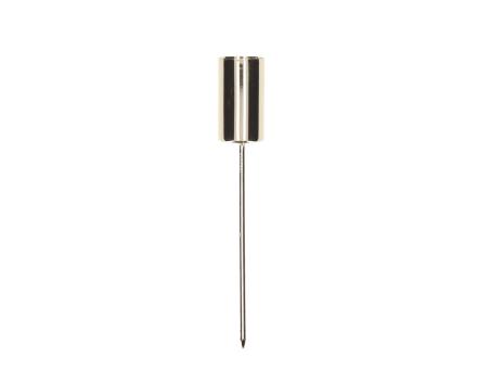 Kerzenhalter Metall plated D2,3cm H14cm inkl. Stick für Kerze bis D2,2cm  2.3x14cm