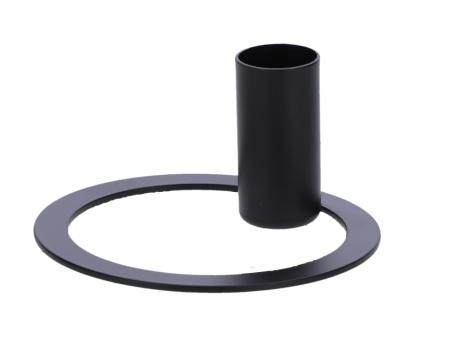 Kerzenhalter Ring f Stabkerze D22mm lackiert  10x5cm