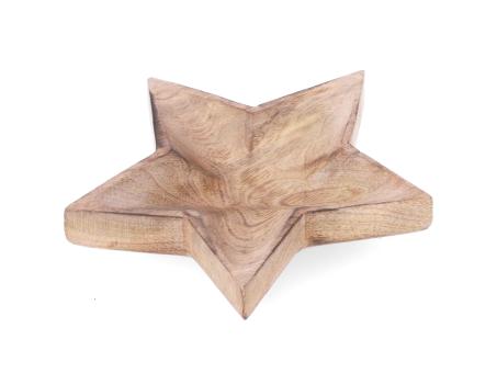 Sternschale Holz Mangowood D20 H4cm