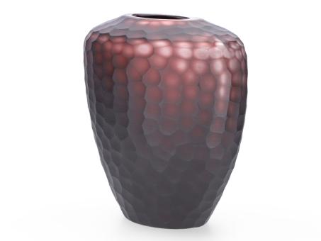 Vase Glas Corim geschliffen B24 T16 H24,5cm