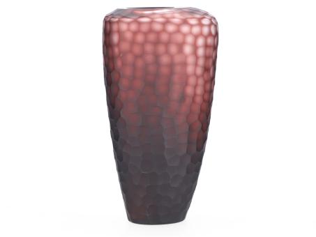 Vase Glas Corim geschliffen B19 T13 H34,5cm