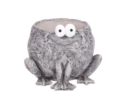 Pflanztopf Frosch Poly Betonfinish
!! Aktionsartikel- Kein Umtausch / Rückgabe möglich !! D13 H11cm