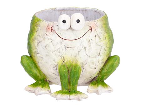 Pflanztopf Frosch sitzend
!! Aktionsartikel- Kein Umtausch / Rückgabe möglich !! B16 T15,5 H13,5cm