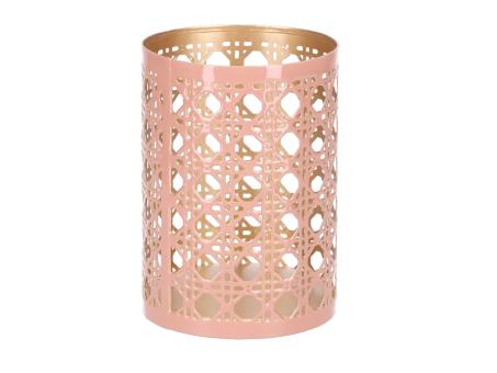 Windlicht Becher Metall Boho Wiener Geflecht
!! Aktionsartikel- Kein Umtausch / Rückgabe möglich !! D10 H14cm