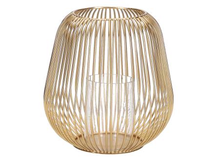 Windlicht Melon Drahtkorb Metall D20 H21cm