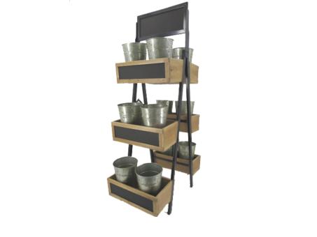 Verkaufsdisplay Klappständer Tannen-/Sperrholz 6Kästen 12 Zinkvasen
!! Aktionsartikel- Kein Umtausch / Rückgabe möglich !! H120 B36 T42cm