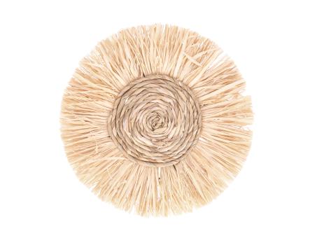 Deko Blüte Raffia
 D38cm