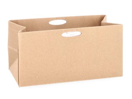 Pflanztasche double Papier Natron innen foliert B24 T12 H12cm