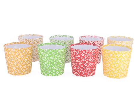 Paperpot Flowers innen foliert D11/13 H12,5cm