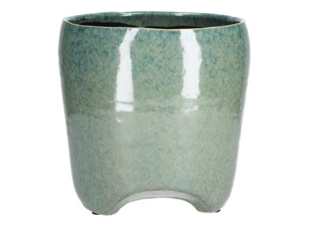 Topf Ontho Keramik Glasur Sprinkle  D17,5 H17cm