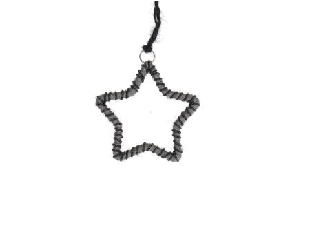 Stern Jute-Perlen z Hängen  