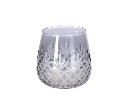 Glas geschliffen lüster (nicht spülmaschinenfest)
 D13 H13cm