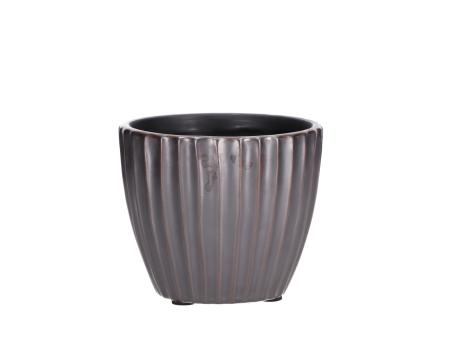 Topf Vesu Keramik Glasur metal black
!! Aktionsartikel- Kein Umtausch / Rückgabe möglich !! 