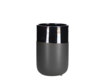 Vase Charisma Keramik glasur 2tone black-navy  