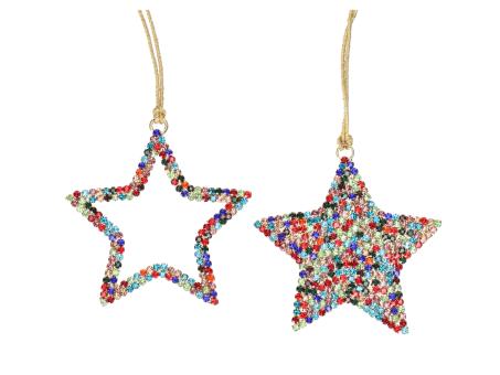 Stern Strass Brilliants 2Mod offen-geschlossen  z Hängen D8cm