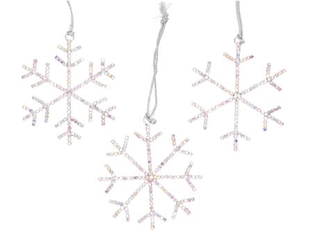 Dekohänger Schneeflocke Brilliants 3 mod D7cm