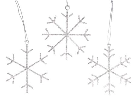 Dekohänger Schneeflocke Brilliants 3 mod D9cm