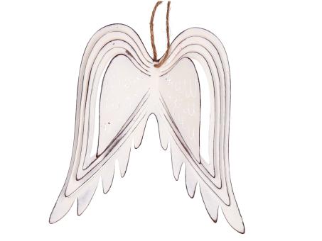 Engelsflügel Blech 3D z Hängen  D15cm