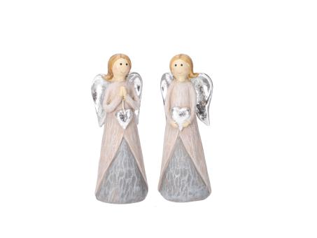 Engel m Herz u Silberflügel 2Mod  