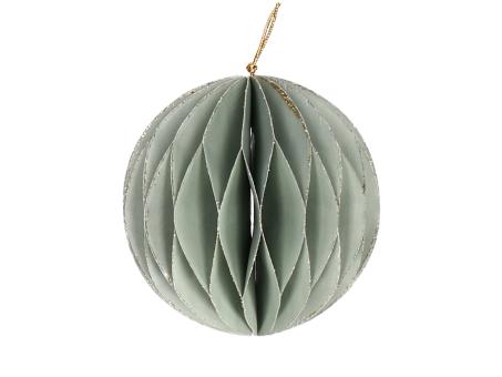 Kugel  Papier 3D z falten m Magnetverschluss D8cm