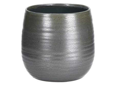 Kübel Karim Stonware glasiert D19 H18cm