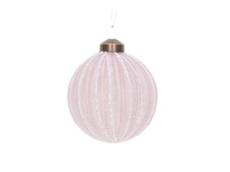Weihnachtskugel Boho Sugar iceglitter  D8cm