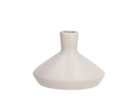 Vase Disko Sixtee Porzellan Mattglasur  