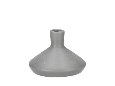 Vase Disko Sixtee Porzellan Mattglasur D12,8 H9,2cm