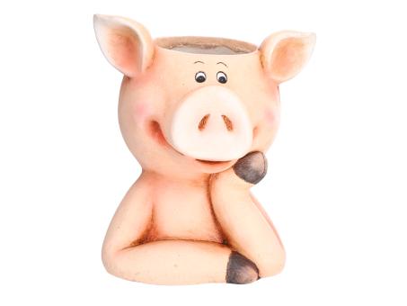 Pflanzkopf Schwein bemalt Magnesium
!! Aktionsartikel- Kein Umtausch / Rückgabe möglich !! B30 T28 H33,6cm (f Topf 14,5)