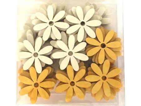 Streusortiment Blüten 3fb sort Box 72 St D4cm