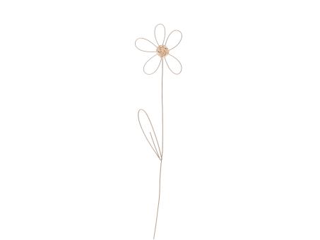 Blume Draht/Rattan z Stecken 