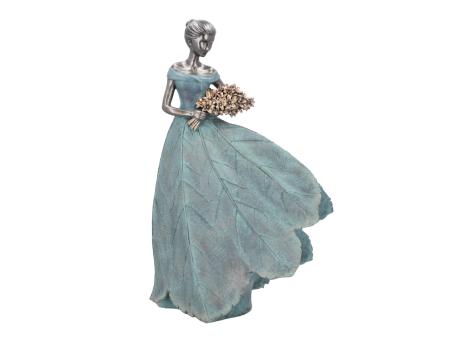 Statue Lydia Polyresine Broncefinish B37 T24 H58cm