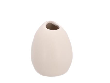 Vase Ei Dolomite Keramik mattglasur D8 H10,5cm