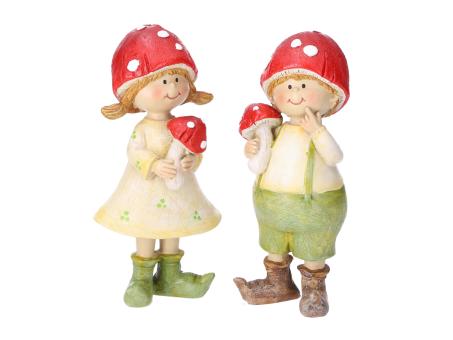 Pilzmännchen Kinder 2Mod stehend
!! Aktionsartikel- Kein Umtausch / Rückgabe möglich !! B5,5 T4,5 H14cm