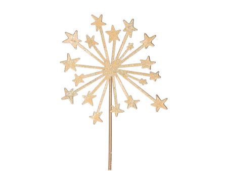 Stecker Sterne Feuerwerk Metall beglittert D9 L41cm