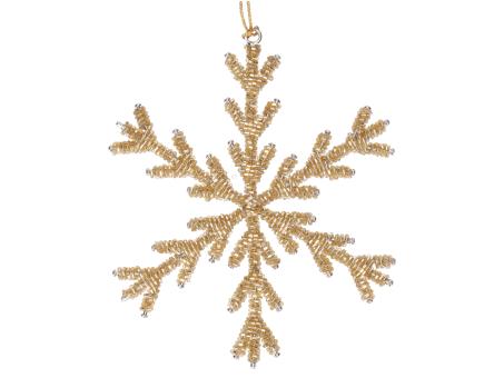 Schneeflocke Perlen z Hängen D16cm
