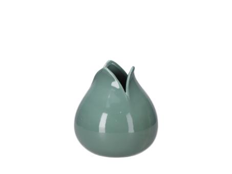 Vase Lorim Porzellan glasiert
 D12,5 H13,2cm