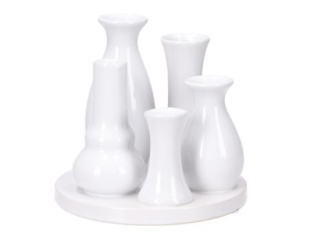 Kombinationsvase Keramik x5 D17 H10cm