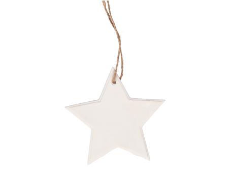 Stern Porzellan z Hängen D10 T10,8cm