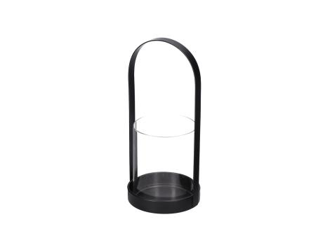 Windlicht Metall m Glaszylinder D11 H25,5cm