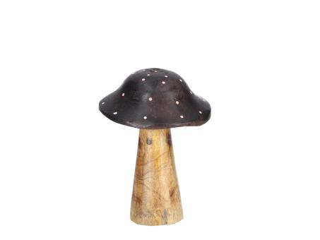 Fliegenpilz Holz D9 H12cm