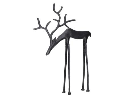 Hirsch Aluguss Head down z Stellen D39 H49cm