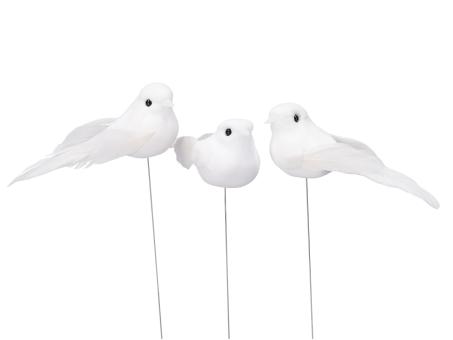 Vogel a Draht 3Mod Hochzeitsvogel L8,9 Draht20cm
