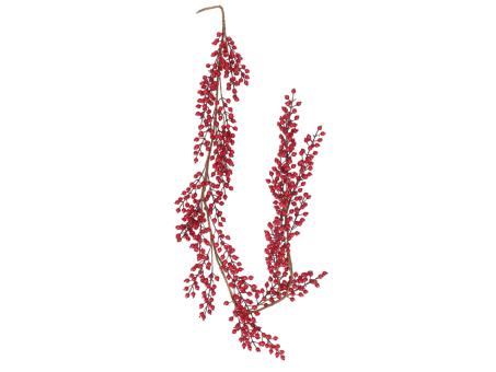 Girlande Beeren gedrahtet-gewickelt L160cm