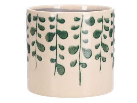 Topf Keramik Rankenmotiv D14 H12,5cm