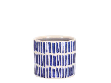 Topf Keramik Stripe 