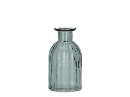 Tischvase Glas Vertigo Rille D(5)7,5 H14cm