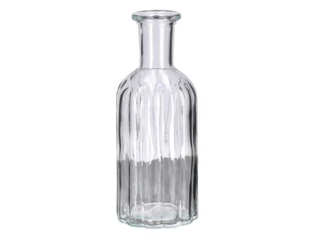 Tischvase Glas Vertigo Rille D(4,5)7,5 H19cm