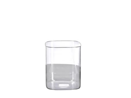 Glas Zylinder quadratisch hotcut 